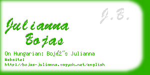 julianna bojas business card